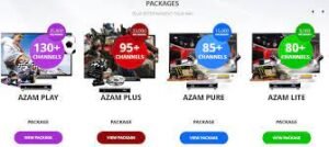 Azam tv Packages Per day